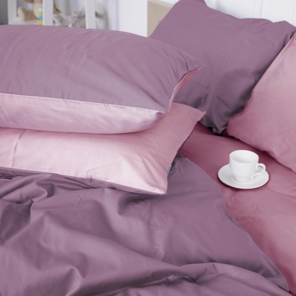Фото - Комплект постельного белья MirSon King Size 0199+0231 Violet 220х240 (2200001169586)