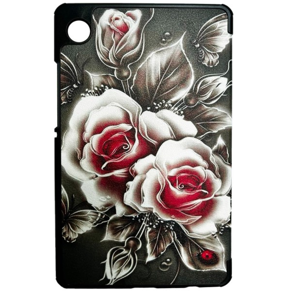 Фото - Чохол для планшету BeCover Smart Case for Samsung Galaxy Tab A11 SM-X133/X135 8.7" Black Rose (713983)