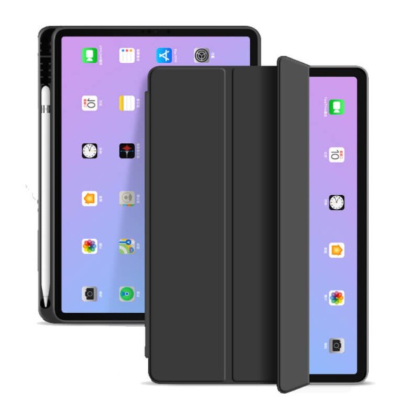 Фото - Чехол для планшета Becover Tri Fold Soft TPU с креплением Apple Pencil для Apple iPad Air 11" M2/M3 (2024/2025) Black (711400)