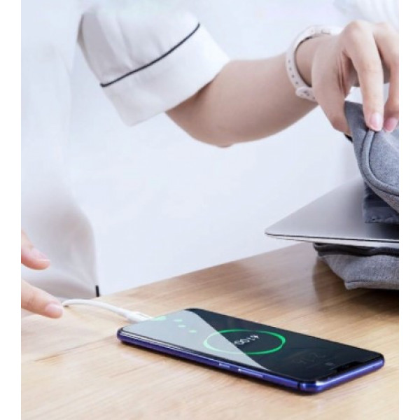 Фото - Кабель синхронізації даних UGREEN US300 USB 2.0 Type-C M-M 1.5 m 20V/5A 100W White (80370)