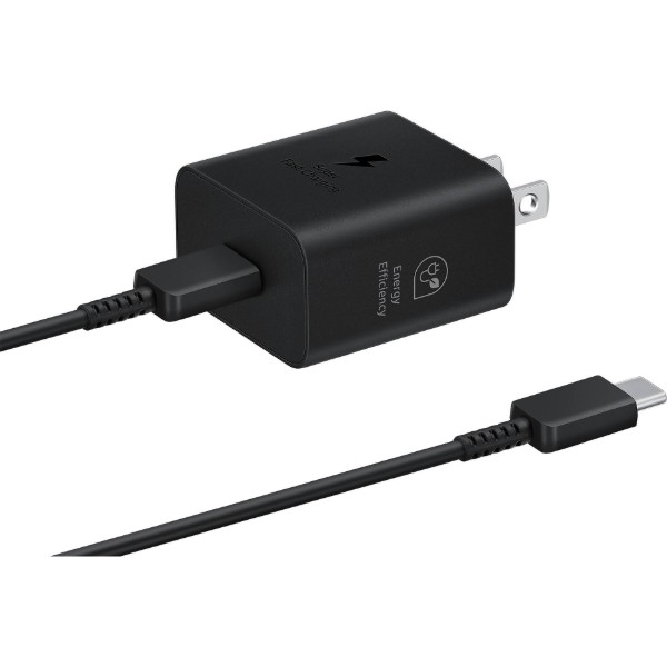 Фото - Мережевий зарядний пристрій Samsung 25W Power Adapter (with C to C Cable) Black (EP-T2510XBEGEU)