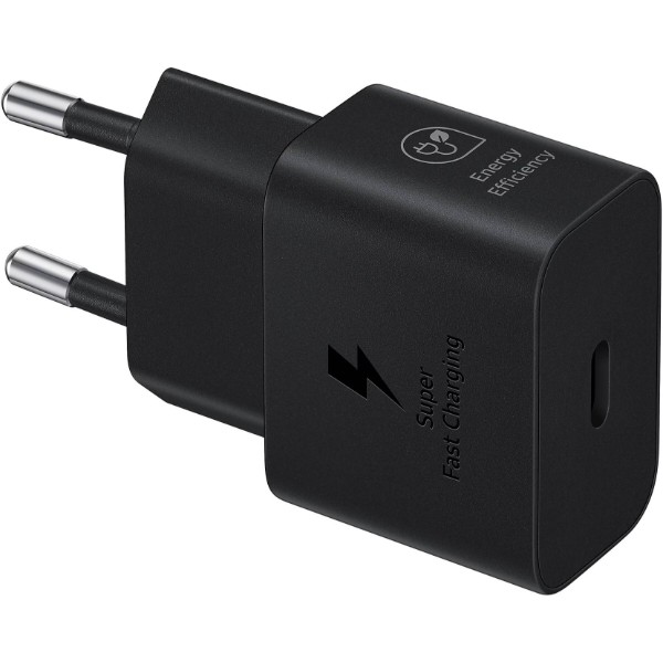 Фото - Мережевий зарядний пристрій Samsung 25W Power Adapter (with C to C Cable) Black (EP-T2510XBEGEU)
