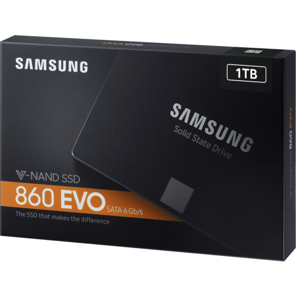 Фото - SSD-накопитель внутренний Samsung 860 EVO 1TB 2.5'' SATA III V-NAND TLC (MZ-76E1T0BW)