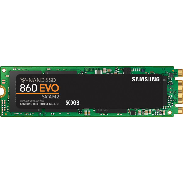Фото - SSD-накопитель внутренний Samsung 860 EVO 500GB M.2 SATA III V-NAND TLC (MZ-N6E500BW) Фото - SSD-накопитель внутренний Samsung 860 EVO 500GB M.2 SATA III V-NAND TLC (MZ-N6E500BW)