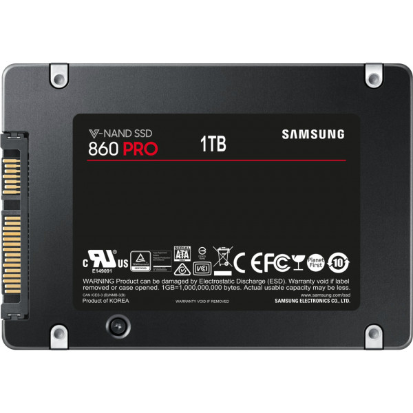 Фото - SSD-накопичувач внутрішній Samsung 860 PRO 1TB 2.5'' SATA III V-NAND MLC (MZ-76P1T0BW)