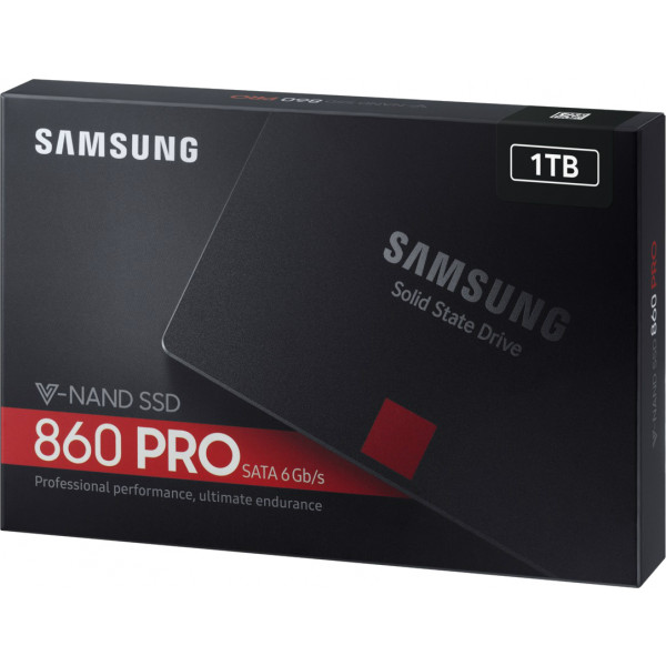 Фото - SSD-накопичувач внутрішній Samsung 860 PRO 1TB 2.5'' SATA III V-NAND MLC (MZ-76P1T0BW)