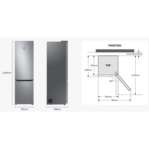 Фото - Холодильник Samsung RB38C6B6D12/UA
