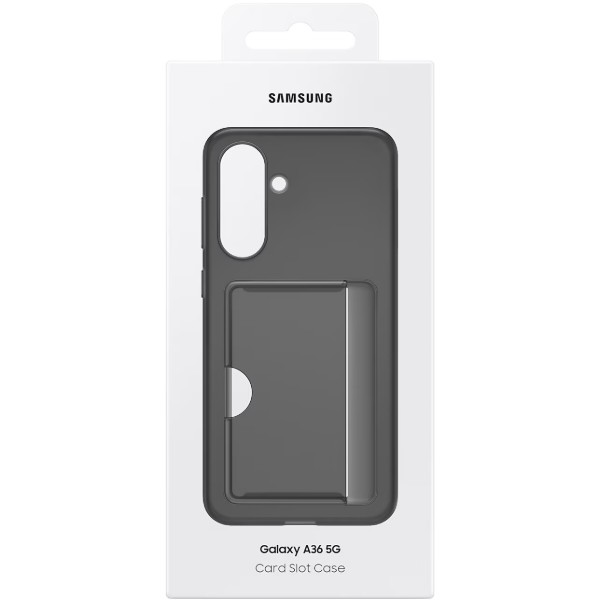 Фото - Чохол для смартфону Samsung Card Slot Case A36 Black (EF-OA366TBEGWW)
