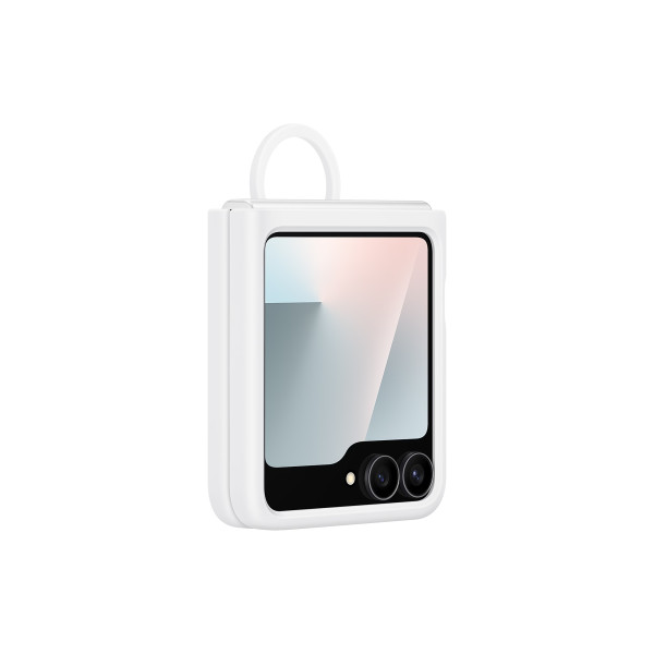 Фото - Чохол для смартфону Samsung Silicone Case Flip 7 FE White (EF-PF741TWEGUA)