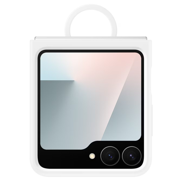 Фото - Чохол для смартфону Samsung Silicone Case Flip 7 FE White (EF-PF741TWEGUA)