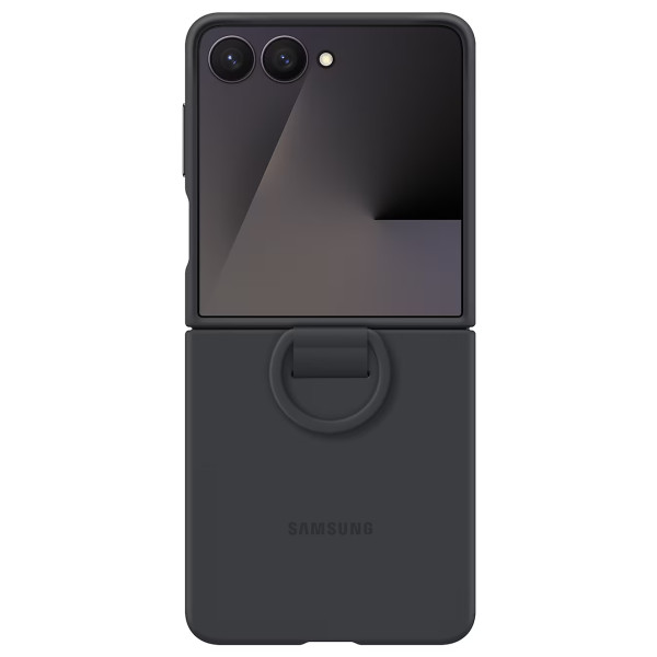 Фото - Чохол для смартфону Samsung Ring Case Silicone Flip 7 Black (EF-PF766TBEGUA)