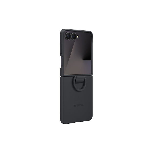 Фото - Чохол для смартфону Samsung Ring Case Silicone Flip 7 Black (EF-PF766TBEGUA)