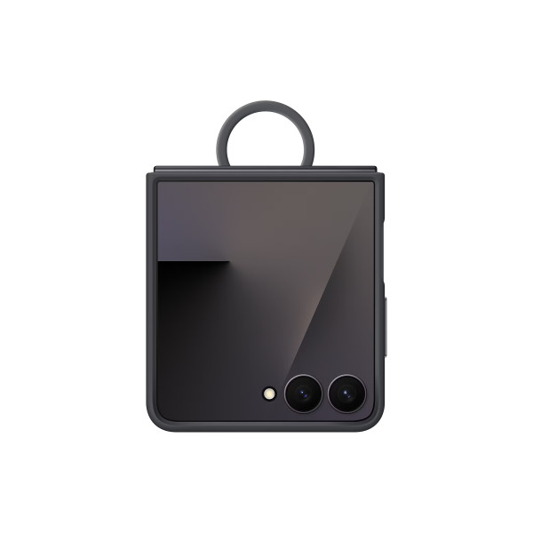 Фото - Чохол для смартфону Samsung Ring Case Silicone Flip 7 Black (EF-PF766TBEGUA)