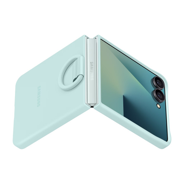 Фото - Чехол для смартфона Samsung Ring Case Silicone Flip 7 Mint (EF-PF766TMEGUA)