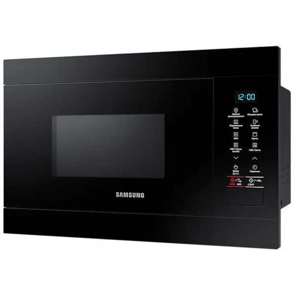 Фото - Уцінка - Мікрохвильова піч (НВЧ) вбудована Samsung MG22M8054AK/UA #