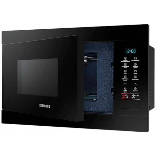 Фото - Уцінка - Мікрохвильова піч (НВЧ) вбудована Samsung MG22M8054AK/UA #