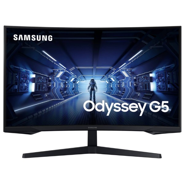 Фото - Монітор ігровий Samsung Odyssey G5 (LC27G55TQBIXCI)
