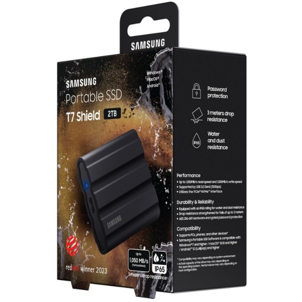 Фото - SSD-накопитель внешний Samsung 2Tb (MU-PE2T0S/WW)