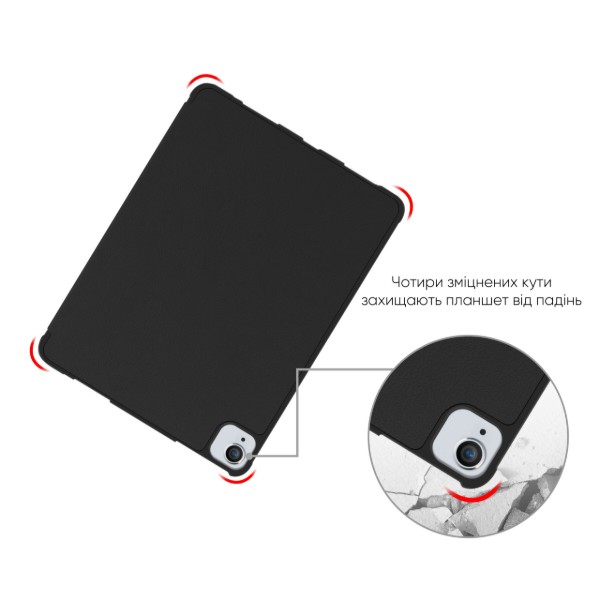 Фото - Чохол для планшету AIRON Premium Soft for iPad Air 10.9 "2020 Black (4822352781033) + захисна плівка і серветка