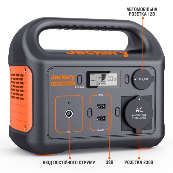 Фото - Зарядная станция универсальная Jackery Explorer 240 EU1