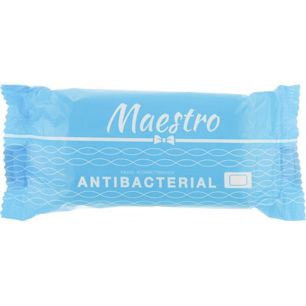 Фото - Мыло хозяйственное Maestro 72 % Antibacterial 125 г (4820195506042)