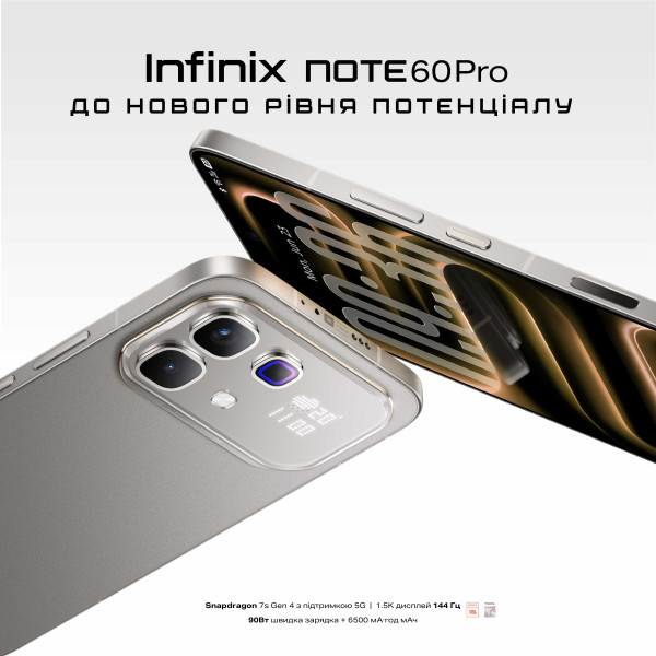 Фото - Смартфон Infinix Note 60 Pro 8/256Gb Mist Titanium X6878