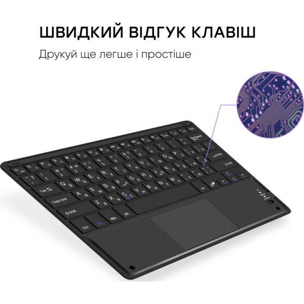 Фото - Клавіатура бездротова для Smart TV AIRON Easy Tap с тачпадом (4822352781088)