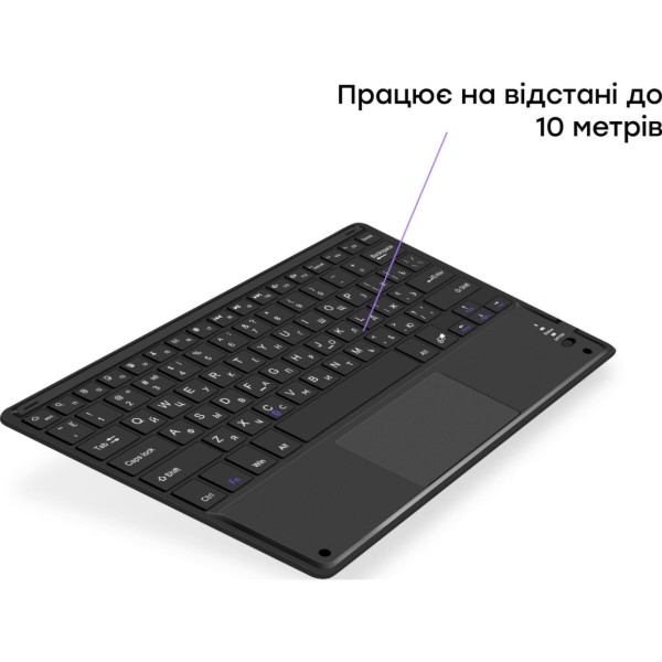 Фото - Клавіатура бездротова для Smart TV AIRON Easy Tap с тачпадом (4822352781088)
