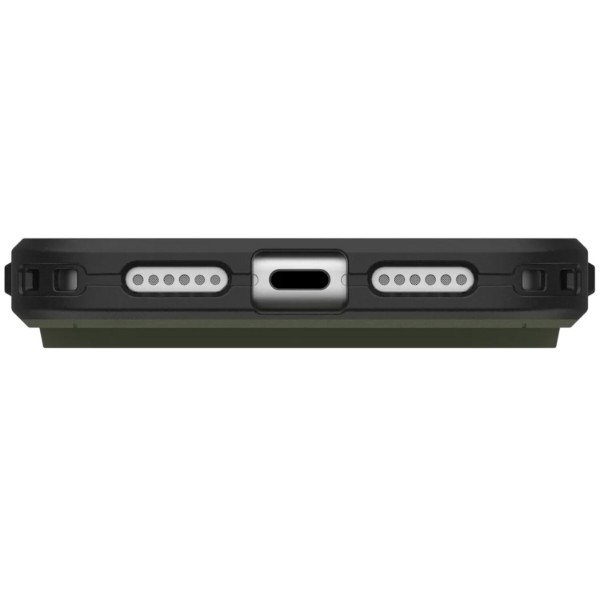 Фото - Чохол для смартфону UAG for iPhone 17 Pro Max, Civilian MagSafe, Olive/Orange (114546117297)