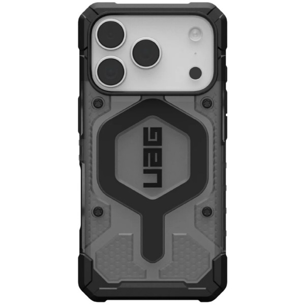 Фото - Чохол для смартфону UAG for iPhone 17 Pro, Pathfinder Clear MagSafe, Ash/Black (114551113140)