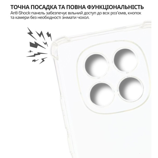 Фото - Чехол для смартфона BeCover Anti-Shock for Poco M8 Clear (715072)