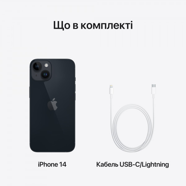 Фото - Смартфон Apple iPhone 14 256Gb Midnight