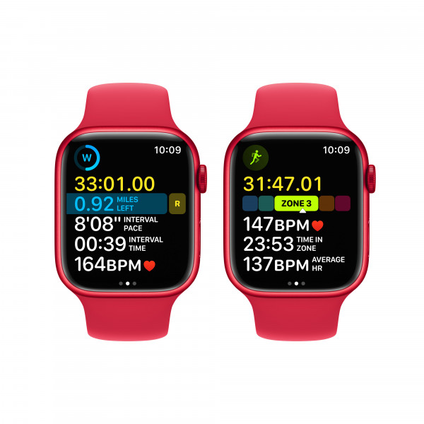 Фото - Смарт-часы Apple Watch Series 8 GPS 41mm (PRODUCT)RED Aluminium Case with (PRODUCT)RED Sport Band