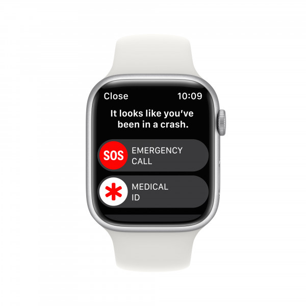 Фото - Смарт-часы Apple Watch Series 8 GPS 45mm Silver Aluminium Case with White Sport Band
