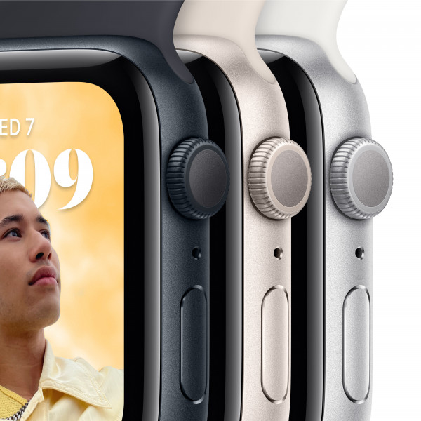 Фото - Смарт-часы Apple Watch SE GPS 44mm Starlight Aluminium Case with Starlight Sport Band