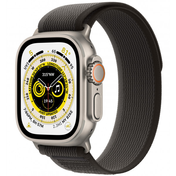 Фото - Смарт-годинник Apple Watch Ultra GPS 49mm Titanium Case with Black/Gray Trail Loop - M/L