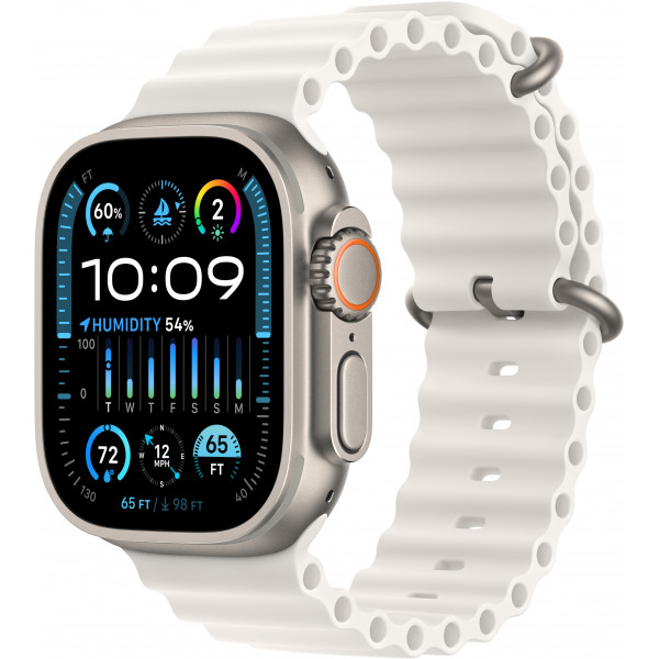 Фото - Смарт-часы Apple Watch Ultra 2 GPS 49mm Titanium Case with White Ocean Band