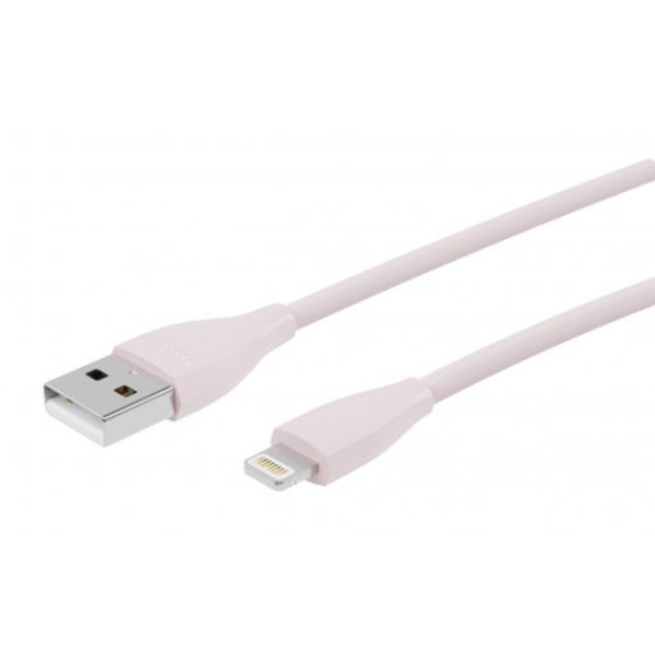 Фото - Кабель Maxxter USB-Lightning 1м Pink (UB-L-USB-01GP)