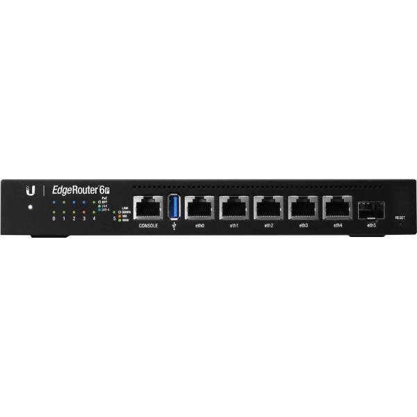 Фото - Маршрутизатор интернет LAN Ubiquiti ER-6P Фото - Маршрутизатор интернет LAN Ubiquiti ER-6P