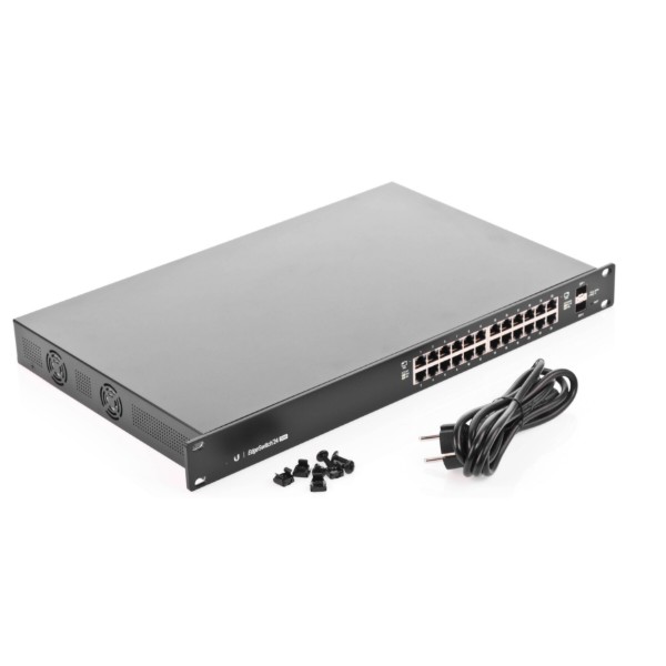 Фото - Коммутатор локальної мережі (Switch) Ubiquiti ES-24-250W