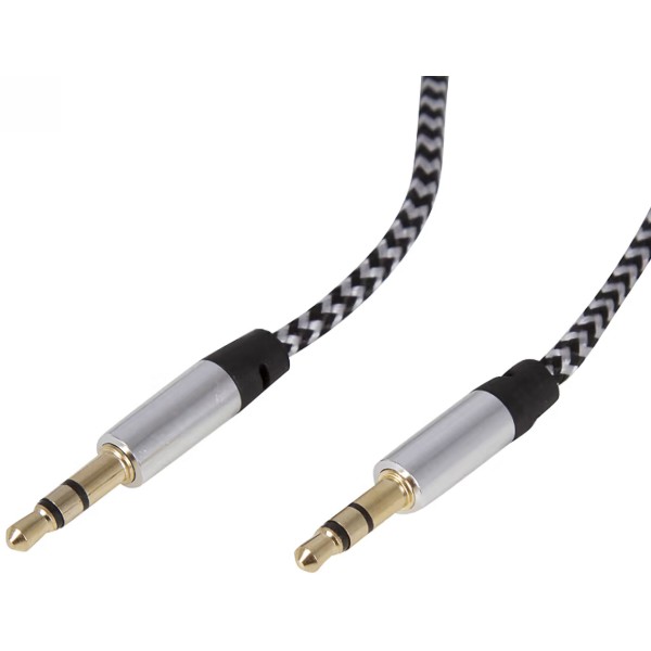 Фото - Кабель 3.5 мм - 3.5 мм Ultra Cable UC74-0100 black+white