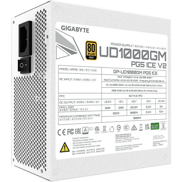 Фото - Блок живлення для ПК Gigabyte GP-UD1000GM PG5 ICE