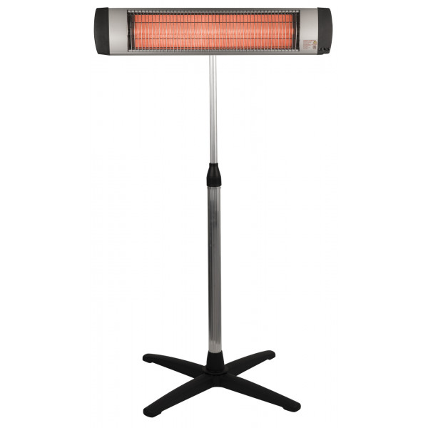 Фото - Обігрівач інфрачервоний UFO BASIC UFO-YU18EN 1800 у комплекті з металевим кріпленням до стіни, з ніжкою