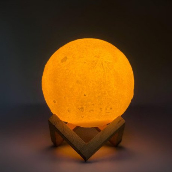Фото - Ночник UFT Magic 3D Moon Touch 11 см