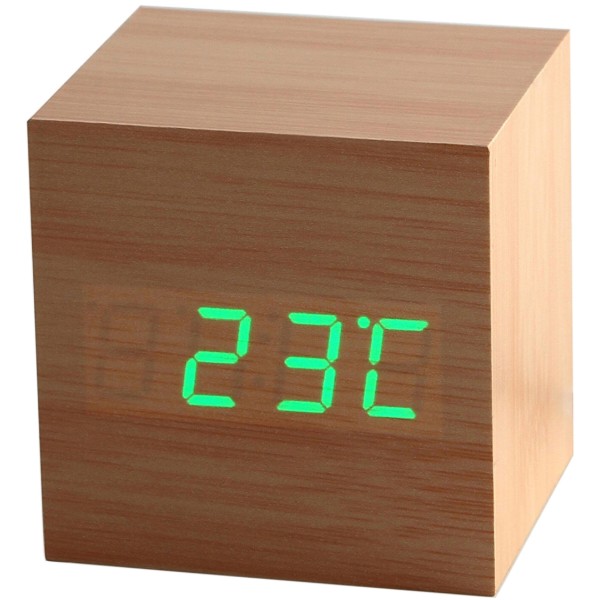 Фото - Настільний годинник UFT Wood Clock Green (uftwoodclock)