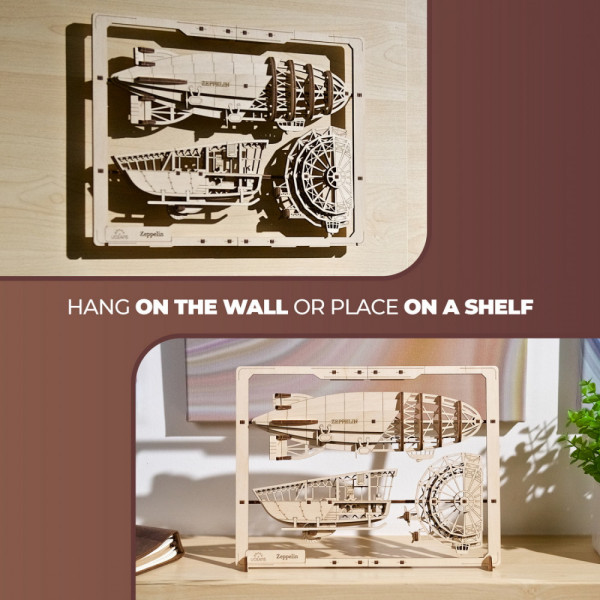 Фото - 3D пазлы Ugears Цеппелин (70208)