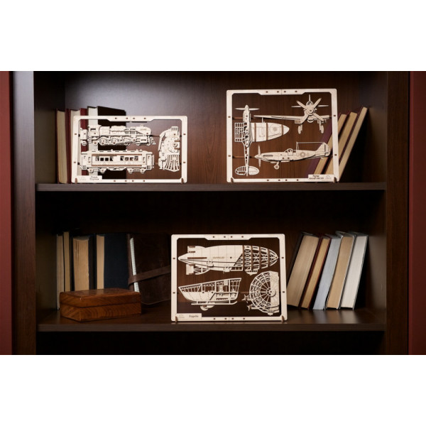 Фото - 3D пазлы Ugears Цеппелин (70208)