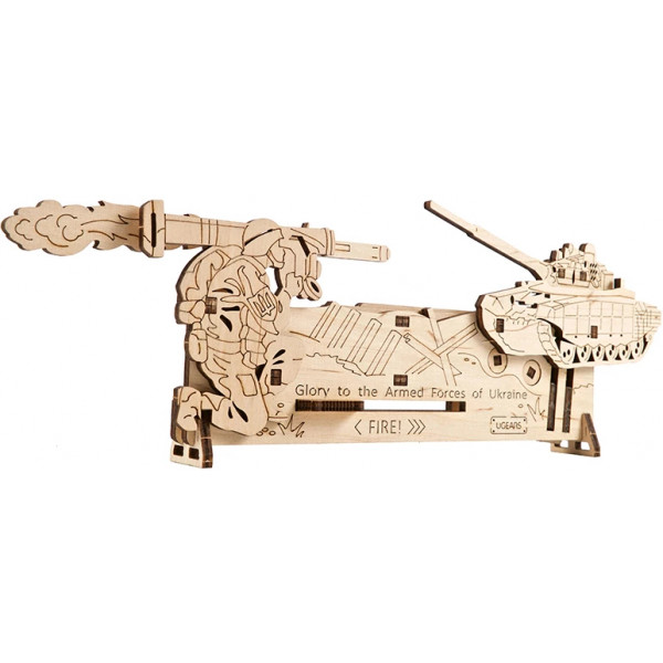 Фото - 3D пазлы Ugears Выстрелил и забыл (70181)