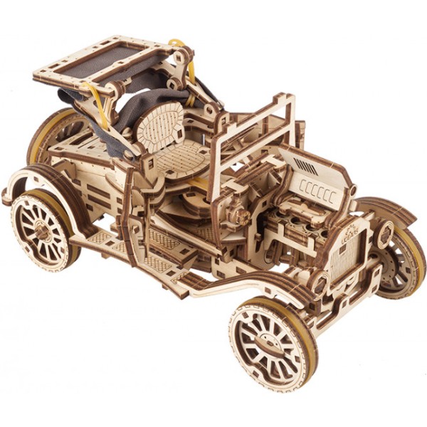 Фото - 3D пазли Ugears Ретро автомобіль (70175)