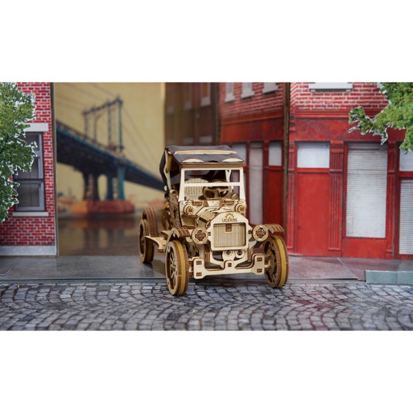 Фото - 3D пазли Ugears Ретро автомобіль (70175)